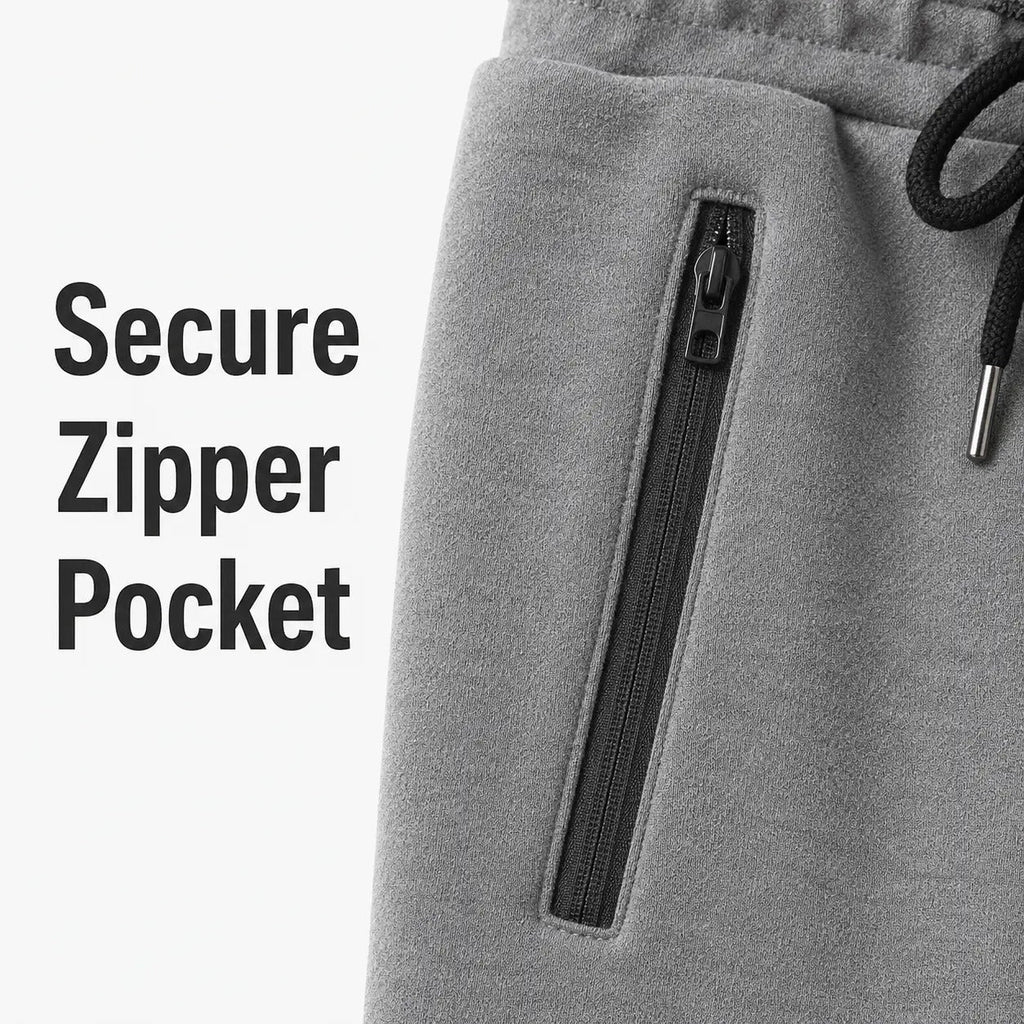 Unisex Essential Everyday Joggers with Zip Pockets