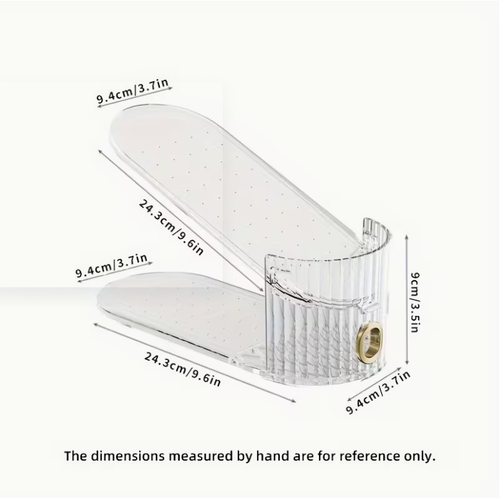 Adjustable Shoe Slot Organizer for Closet Space Saver