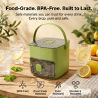 2-in-1 Large Capacity Ice Mold & Storage Bin Set 🧊(More fun and better than it looks on video✨)