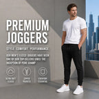 Unisex Essential Everyday Joggers with Zip Pockets