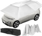 Semi Automatic Car Umbrella for Roof, Foldable Protection Carport with Bracket, Universal Suction Cup car Covers