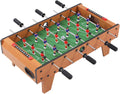 Foosball Table, Wooden Tabletop Soccer Game Set