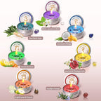 Chakra Candles with Healing Crystals for Meditation, Soy Wax