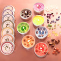 Chakra Candles with Healing Crystals for Meditation, Soy Wax