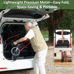 Foldable Rollator Walker with Seat | Lightweight for Seniors- 🔥🔥LIMITED-TIME 50% OFF🔥🔥