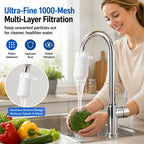 200-Pack Universal Faucet Water Filter Bags – Ultra-Fine 1000 Mesh Home Water Purifier Replacement 🌟Set